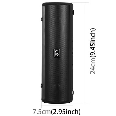 

Wireless Bluetooth Speakers Outdoor Sound Box Loudspeaker FM Radio TF Card AUX IN U Disk Music Player with Microphone