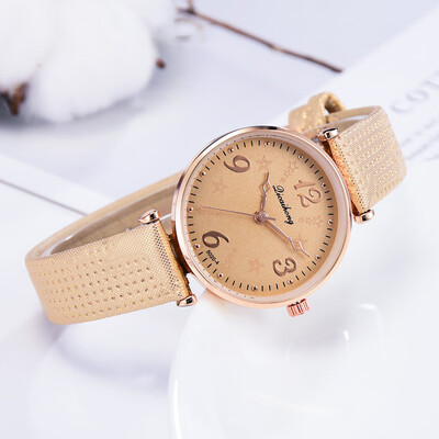 

RM Big Digital Trend Simple MonoChrome Star Dial Belt Quartz Womens Watch