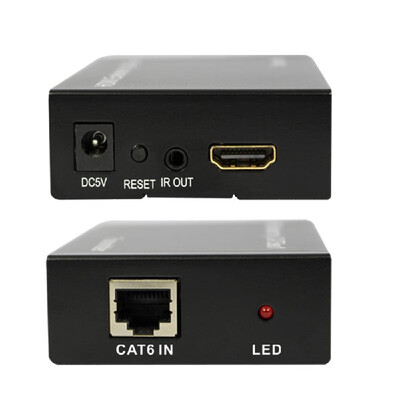 

Best-selling 100m HD Extender Full HD 1080P Over One CAT5E CAT6 TCP IP for DVD HDTV Set-Top Box