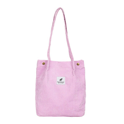 

Casual Large Capacity Corduroy Shopping Shoulder Bag Women Travel Tote Handbag