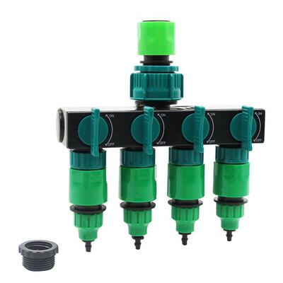 

Garden Drip Irrigation 4 Way Tap Hose Splitter 47 811 Hose Pipe Connector