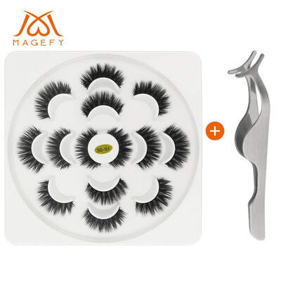 

〖Follure〗7 Pairs Of Lotuses With 5D Mink False Eyelashes And Natural Dense Eyelashes