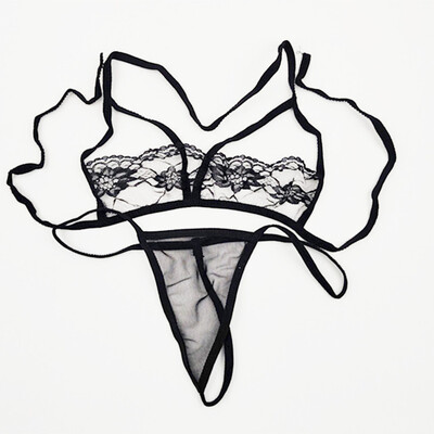 

Women Lingerie set Ladies Brapanties Halterneck Sissy Lingerie set Sexy