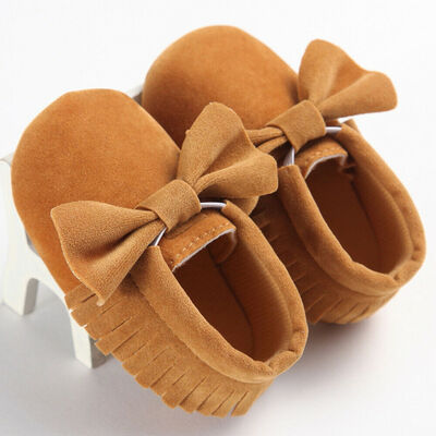 

Newborn Baby Toddler Crib Shoes Pram Casual Soft Sole Prewalker Antislip Sneaker