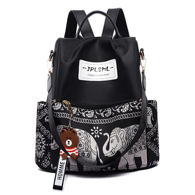 

Oxford cloth shoulder bag multi-function shoulder diagonal backpack