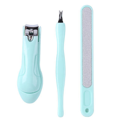 

3pcs Stainless Steel Nail Clipper Nail File Dead Skin Shovel Trimmer Set