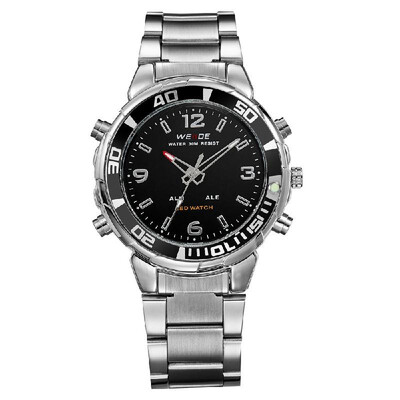 

WEIDE WH843 Quartz Digital Electronic Watch Dual Time Calendar Month 3ATM Waterproof Timer Business Men Fashion Casual Outdoor Spo