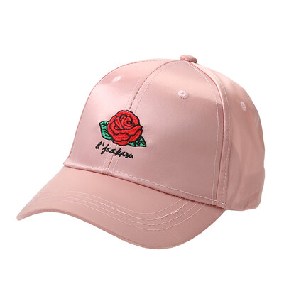 

Unisex European Fashion Rose Embroidery Baseball Cap