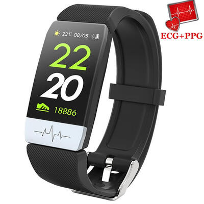 

ECG Smart Band 114 inch Waterproof Sports Wristband Heart Rate Blood Pressure Monitor Fitness Tracker