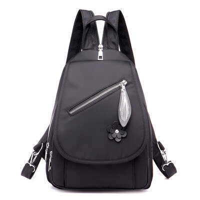 

Oxford cloth shoulder bag female Korean version of Joker small backpack portable mini chest bag female leisure women