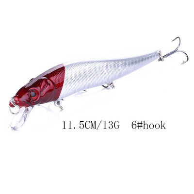 

VISSEN 2PCS 13g115cm Bait For Fishing Minnow Fishing Lure Artificial Hard Bait Crankbait Trolling Wobblers Fly Fishing