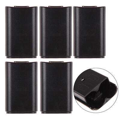 

5XAA BatteryBack Cover PackCase Replacement XBOX360WirelessController Black