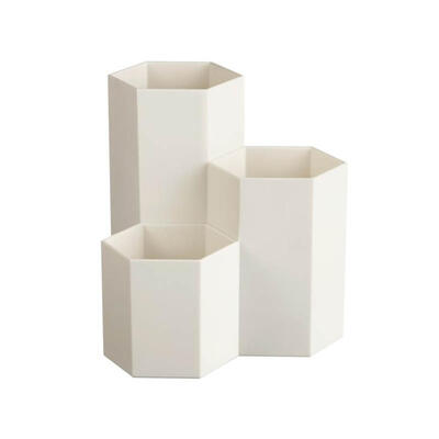 

Nail Polish Cosmetics Box Pen Holder 3 Lattices Makeup Brush Storage Case