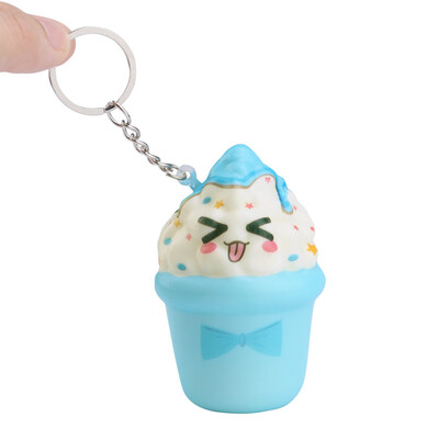 

Tailored Squishies Kawaii Ice Cream Slow Rising Cream Scented Keychain Stress Relief Toys