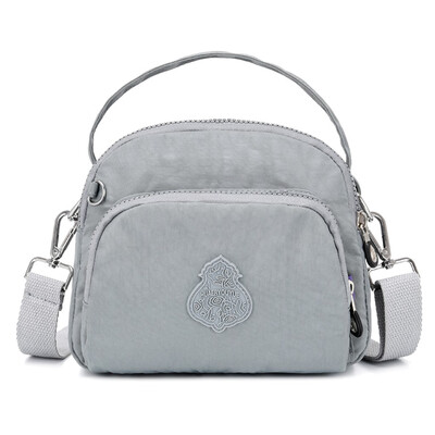 

Tailored Fashion Womens Outdoor Zipper Large Capacity Nylon Shoulder Bag Travel Bag