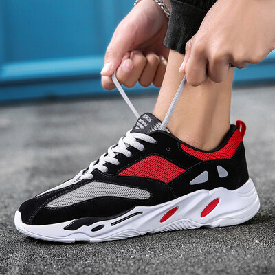 

2019 new mens shoes summer breathable Korean version of the trend of sports&leisure shoes students running shoes wild old shoes men