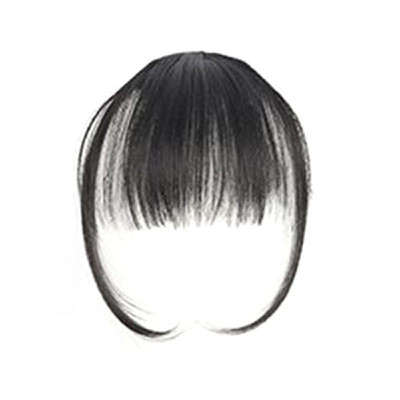 

Girl Hair Air Fringe Bang with Hairs on the Temple Women Wigs Front Neat Bangs with Clip In Girl Hair Extensions Piece