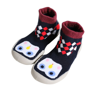 

Kids Shoes Girl Boys Indoor Shoes Baby Funny Cartoon Print Autumn Children Sock Shoe