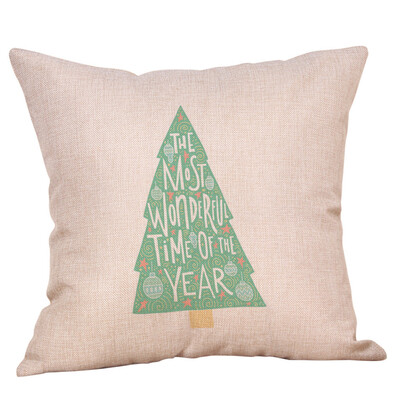 

Tailored Christmas Throw Pillow Cover Pillowcases Decorative Sofa Cushion Cover