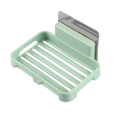 

Bathroom Shower Soap Box Drain Storage Rack Strong Traceless Soap Holder