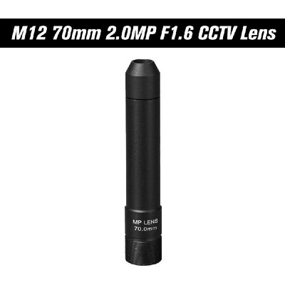 

HD 20 Megapixel 70mm Pinhole CCTV Lens M12 Mount MTV Board Lens Image Format 1" F16 Fixed Iris Long Viewing Distance for Secur