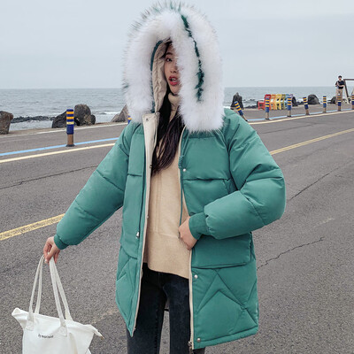 

Tailored Women Outerwear Faux Hooded Button Coat Long Solid Jackets Pocket Coats