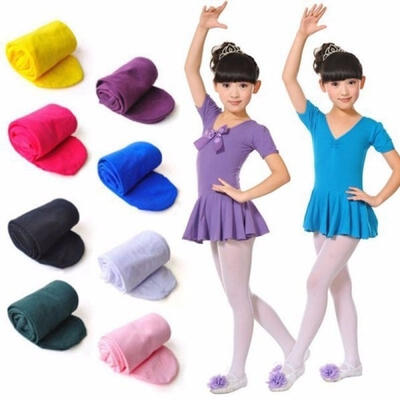 

New Fashion Girls Children Leggings Candy-colored Pantyhose Stockings Velvet ballet socks