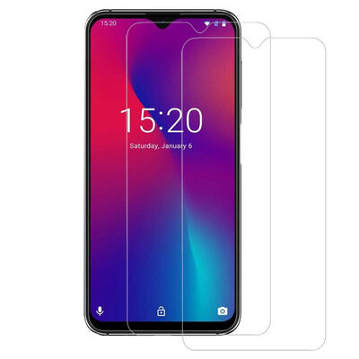 

ASLING 2Pcs Tempered Glass Screen Protector Film 25D Arc Edge 026mm for UMIDIGI One Max