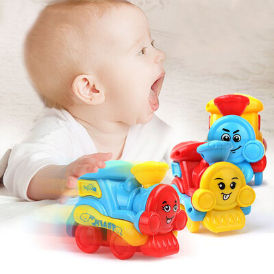 

YIWULAChildren Cartoon Simulation Train Inertia Car Fun Cute Mini Toy Car