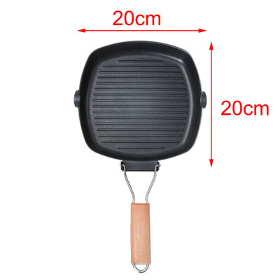

Flat Bottom Steak Breakfast Frying Pan Non-stick Induction Cooker Saucepan