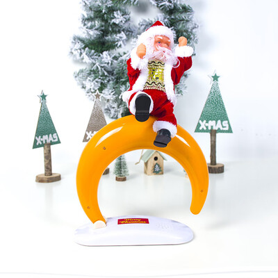 

Siaonvr LED Electric Dancing Christmas Music Old Man Santa Claus Child Gift Decoration