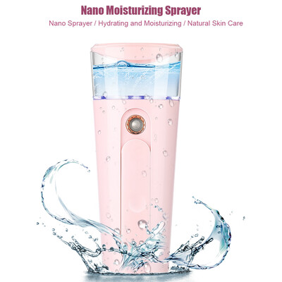 

2 Colors USB 38ml Nano Facial Mist Spray Portable Face Moisturizing Atomization Sprayer Nano Mist Spray Portable Nano Mist Spray