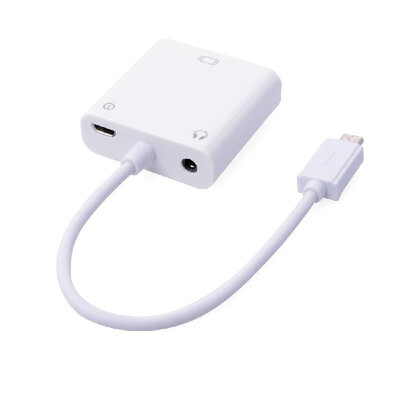 

Micro USB MHL to VGA&35mm Audio Adapter Micro 5pin Adapter for Samsung Galaxy Note 2 3S3 S4