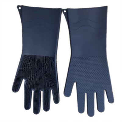 

Toponeto Magic Reusable Silicone Gloves Cleaning Brush Scrubber Gloves Heat Resistant For