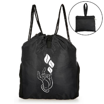 

22L Foldable Drawstring Backpack Bag Outdoor Sports Gym Sack Pack Travel Storage Bag Beach Bag