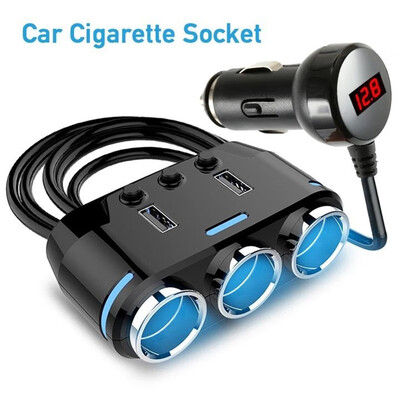 

Dual USB Port Mp3 Cigarette Phone Charger Plug Adapter