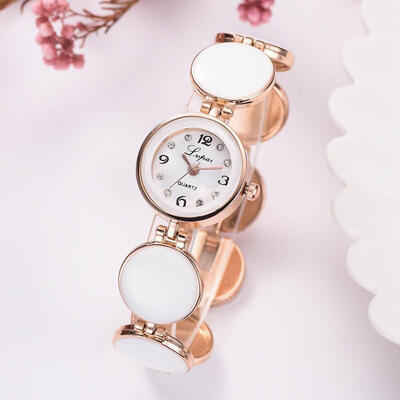 

LVPAI Fashion Women Dress Watches Luxury Crystal Bracelet Quartz Wristwatch Watches For Women Rose Gold Casual Watch Reloj 533