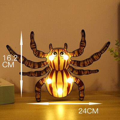 

Toponeto Halloween Bat Spider Skull Pumpkin Shape LED Decorative Night Light