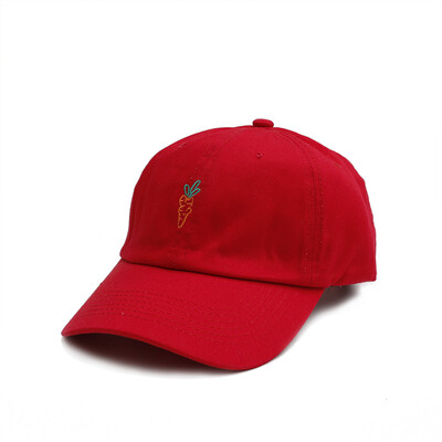

Hat womens summer is a small fresh soft sister cute baseball cap Korean version of radish embroidery lovers sun cap