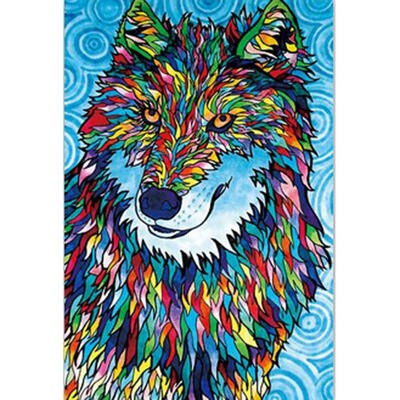

5D DIY Special Shaped Diamond Painting Wolf Animal Cross Stitch Embroidery