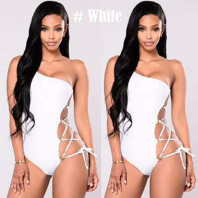 

Fashion Women Padded Push Up Bandage Beachwear Monokini Swimsuit Swimwear Bikini