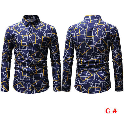 

Fashion Mens Luxury Long Sleeve Shirt Casual Slim Fit Stylish Dress Shirts Tops