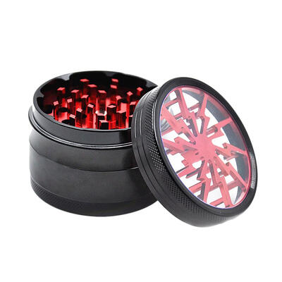 

Aluminum Alloy 4 Layers 63MM Lightning Smoker Metal Smoke Cigarette Grinder