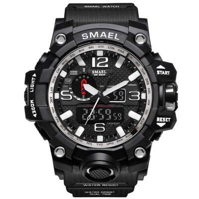 

SMAEL Sport Watches For Men Waterproof Digital Watch LED Mens Wristwatch Clock Man 1545 Montre Homme Big Men Watches