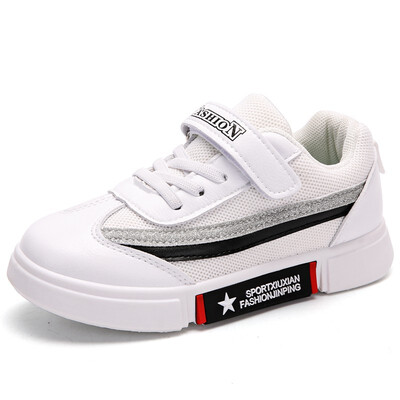 

Childrens sports shoes mens spring&autumn new 2018 boys tide children boys&girls breathable white shoes primary school students Korean