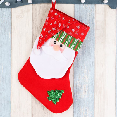 

FUNNYBUNNY Christmas supplies gift bag Christmas decorations pendant gift bag socks hanging Christmas stockings