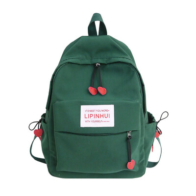 

Women Fashion Lovely Red Heart Backpack Waterproof Casual Shoulder Bag Schoolbag Teenagers Book Bag