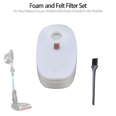 

4 Pack Vacuum Foam&Felt Filter Set for Shark Rocket Vacuum HV320 HV321 HV322 HV324Q HV319 HV320W