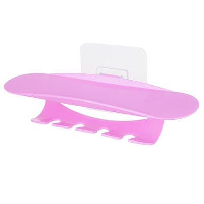 

Self-Adhesive Toothbrush Holder Wall Mounted Toothpaste Storage Rack Shelf
