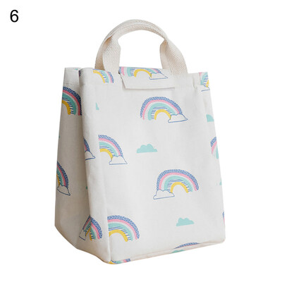 

Nordic Style Cartoon Lunch Bag Box Storage Container Picnic Carry Totes Pouch